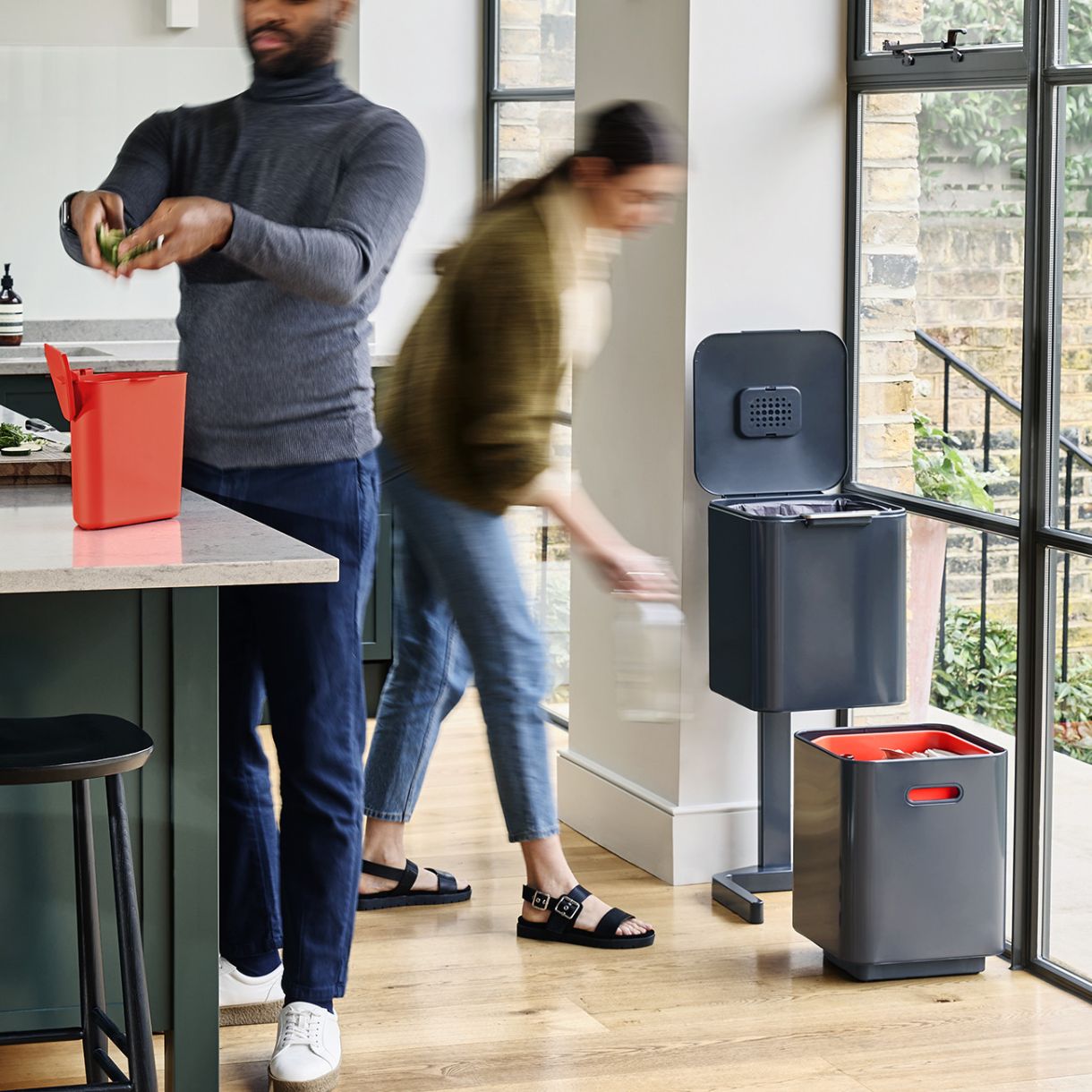 Кош Totem Compact 40л Цвят сиво