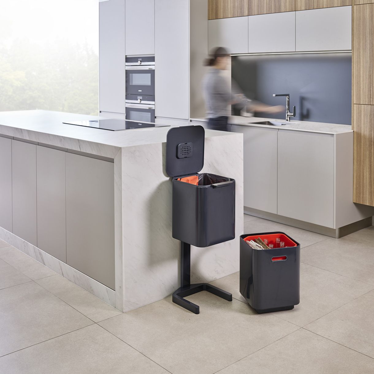 Кош Totem Compact 40л Цвят сиво