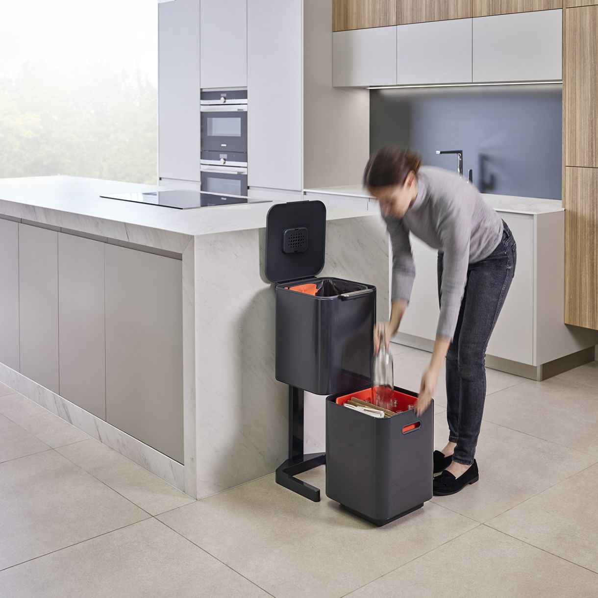 Кош Totem Compact 40л Цвят сиво