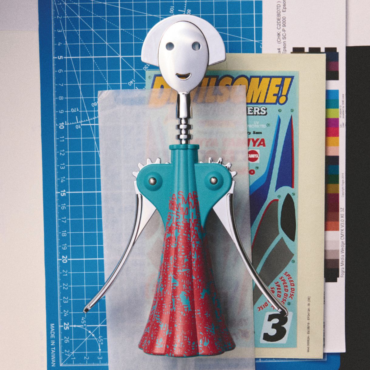 Тирбушон Anna G. (Studio Temp) Цвят тюркоаз