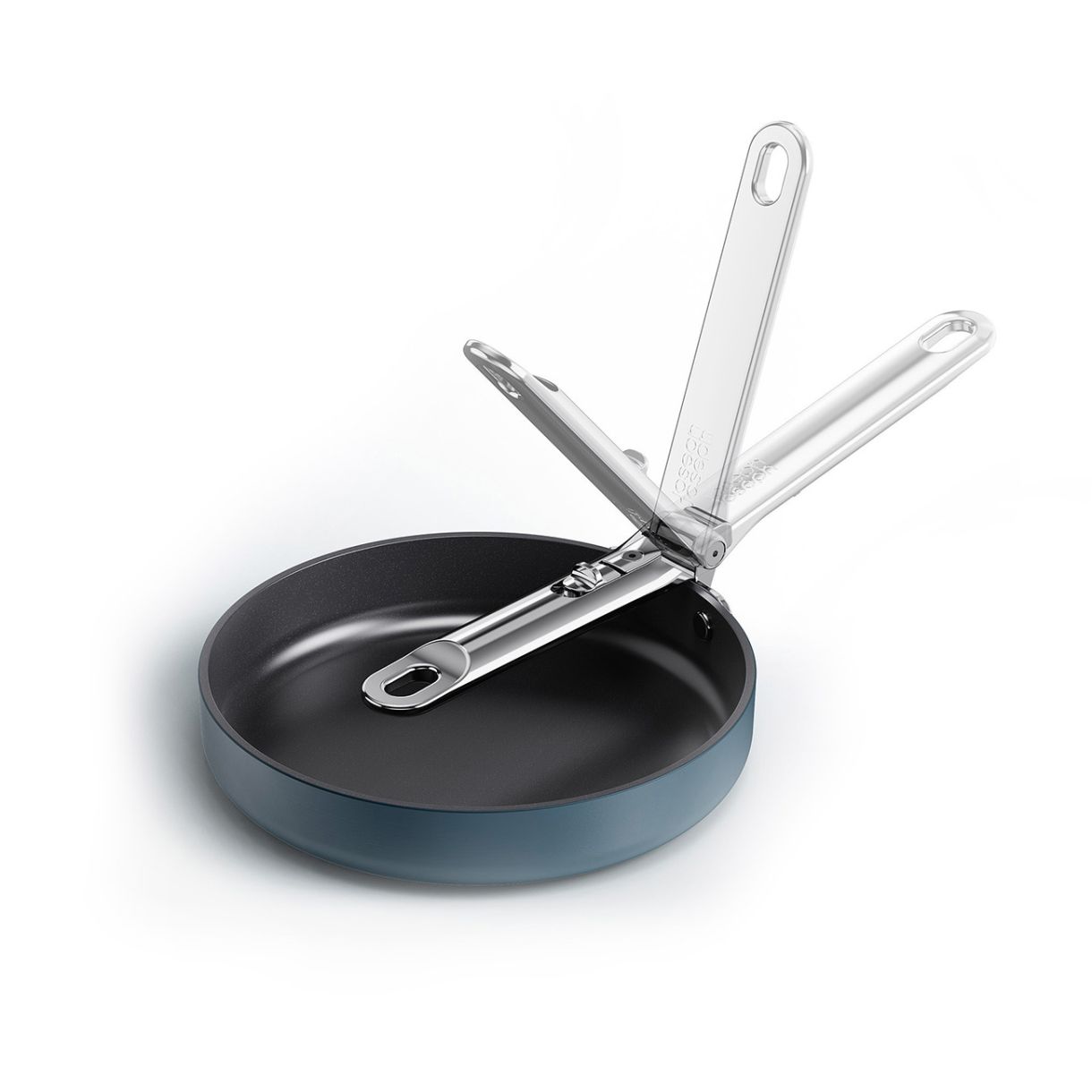 Frying pan with ceramic coating Space 20cm Color blue