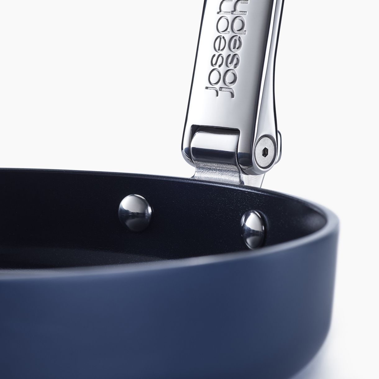 Frying pan with ceramic coating Space 20cm Color blue