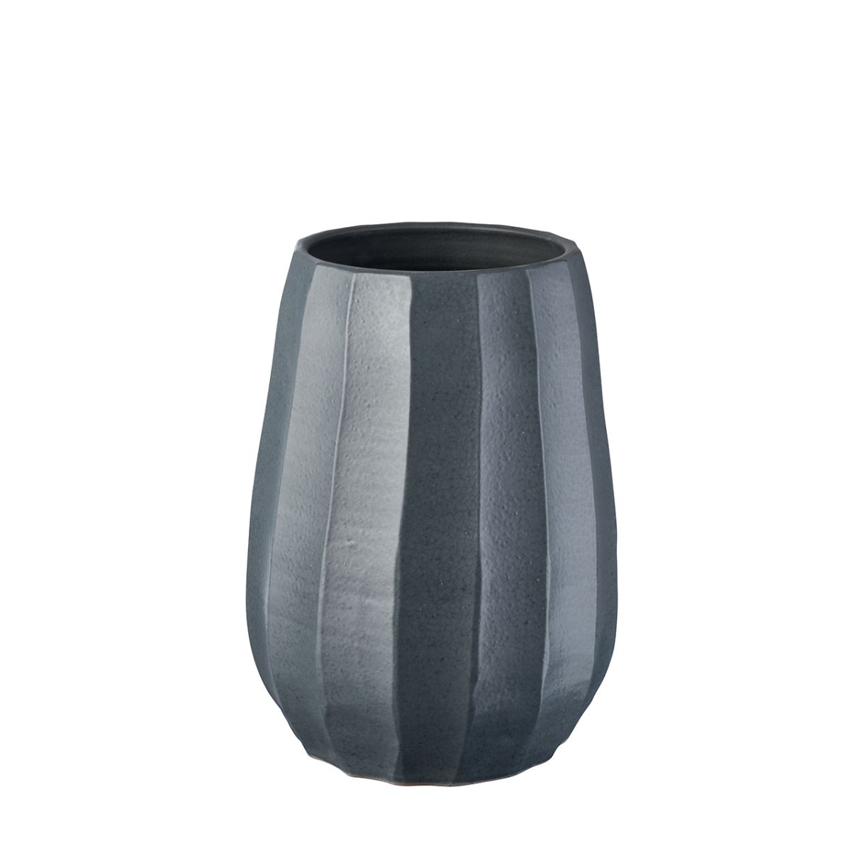 Βάζο Cliff 34cm Χρώμα γκρι