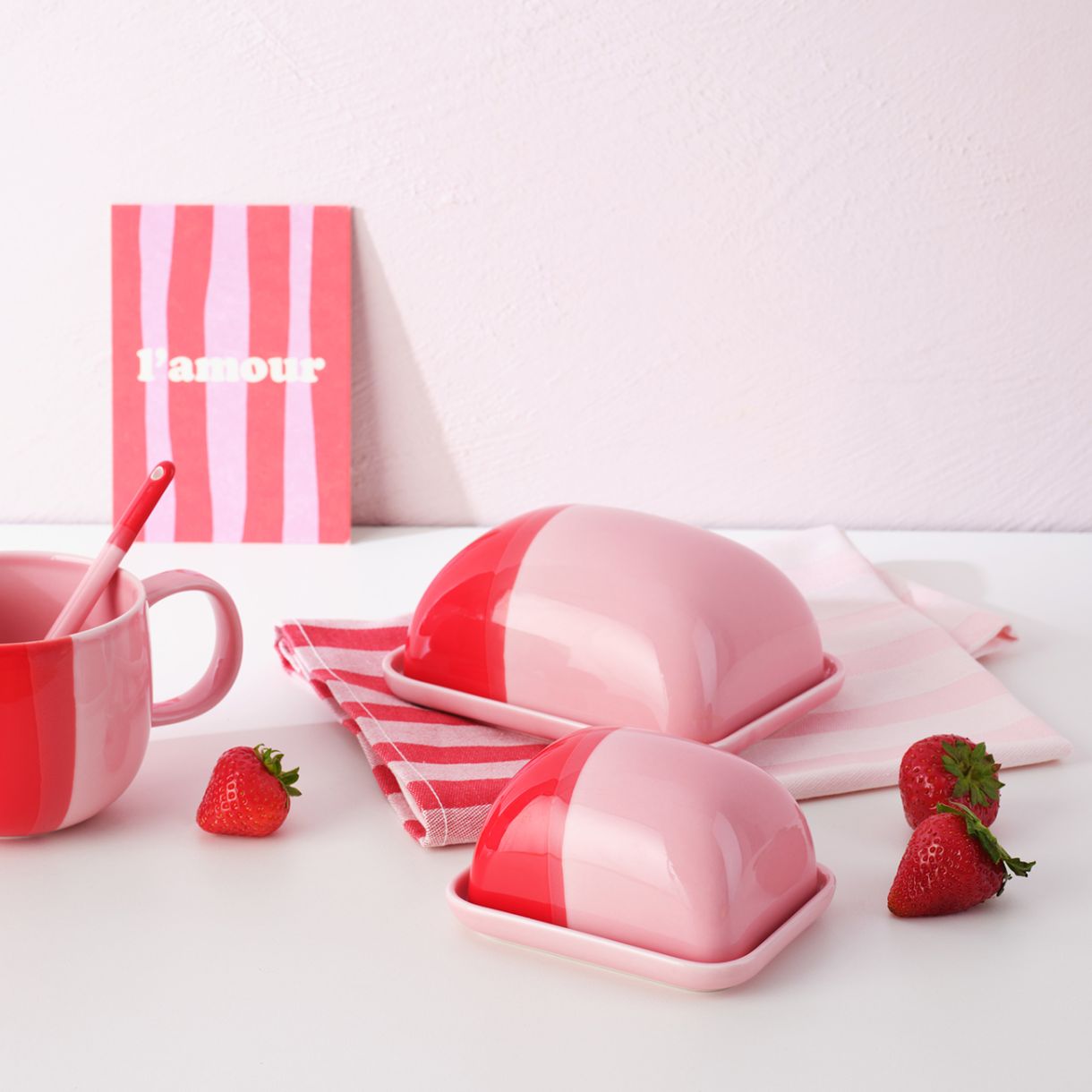 Joy butter box 11.5cm 9.5cm 6cm Color pink