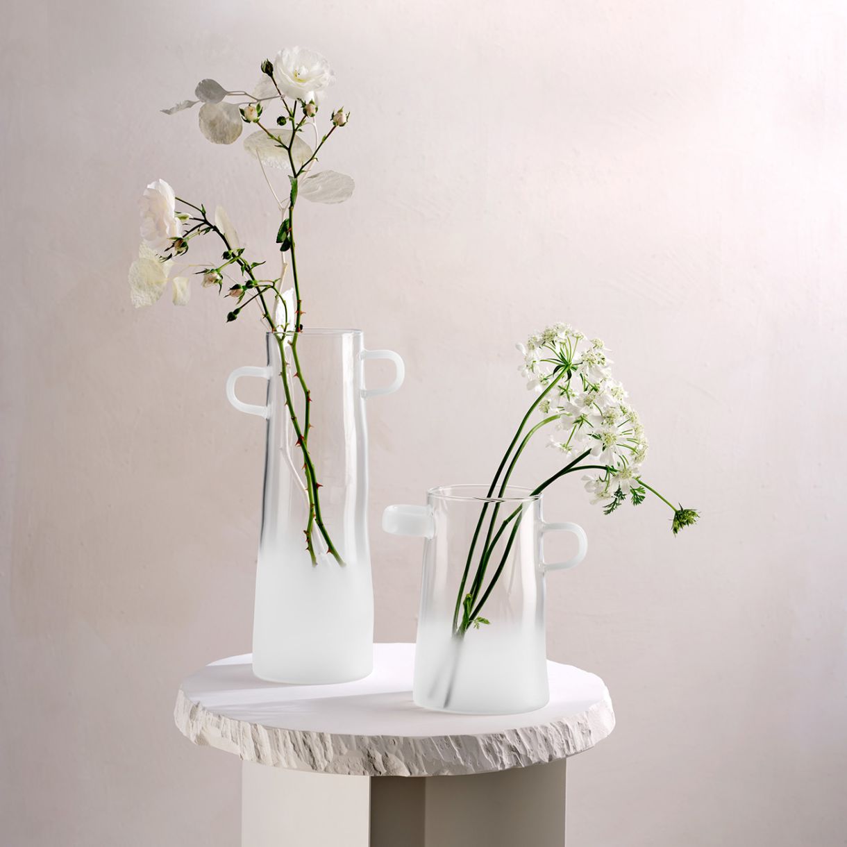 Vase Rayu 17cm Color white