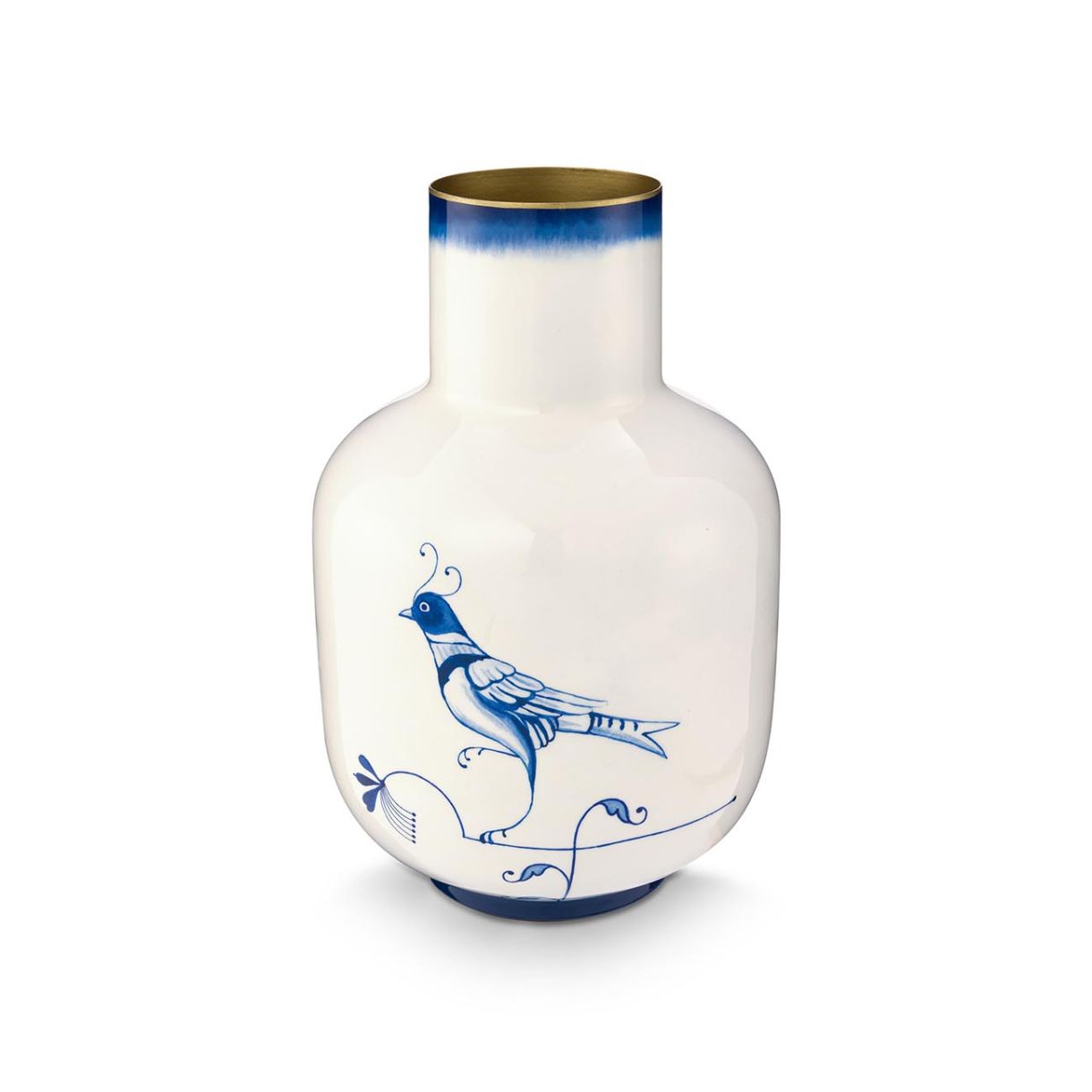 Βάζο Pip &amp; The Blue Bird 30cm Χρώμα λευκό