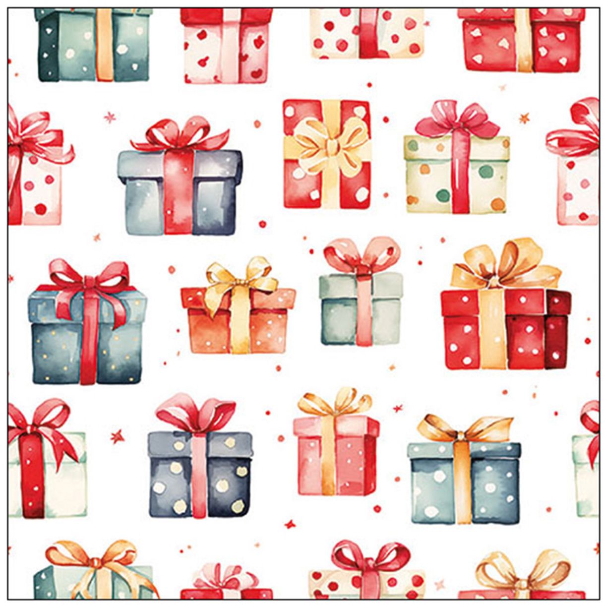 Napkin 33cm 33cm 20pcs GIFT BOXES