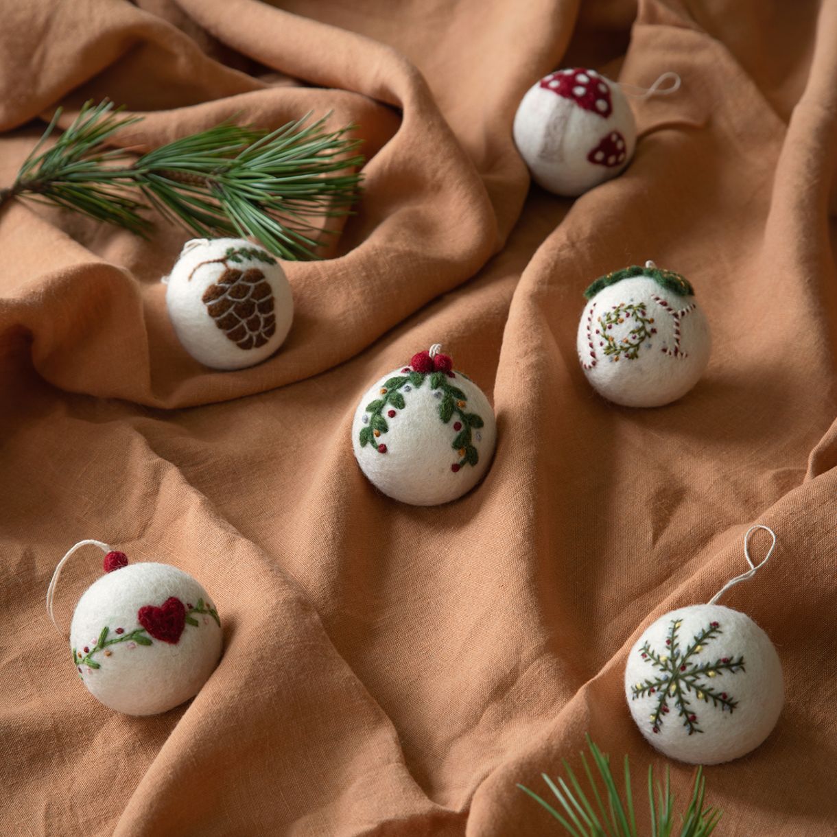 Christmas ball with snowflake