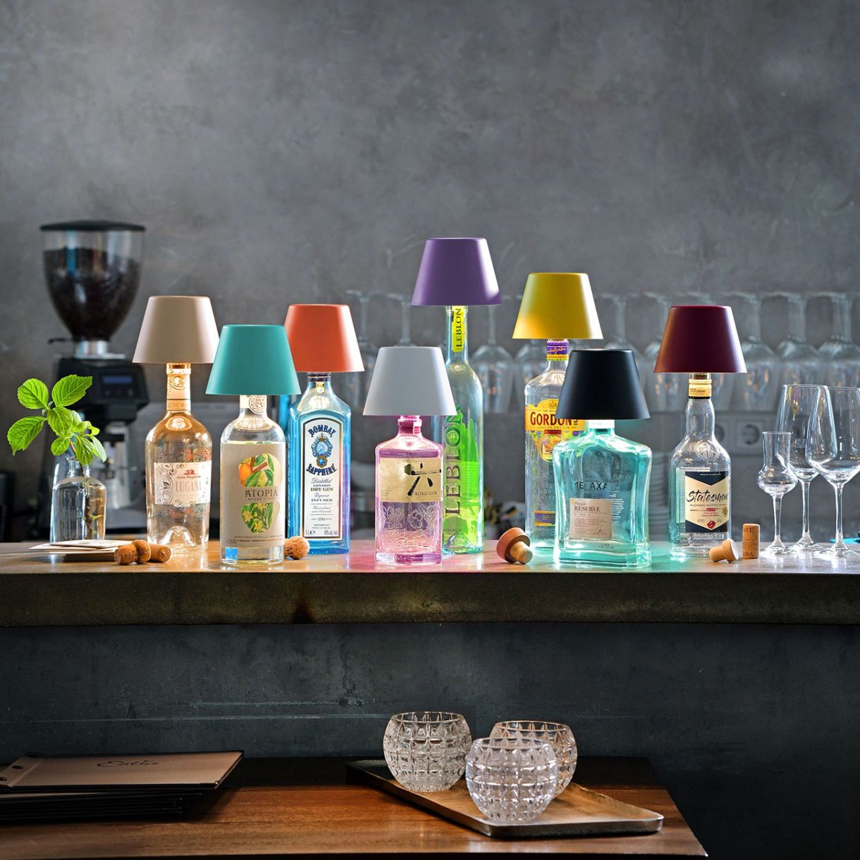 Λάμπα μπουκαλιού TOP 2.0 Χρώμα μαύρο