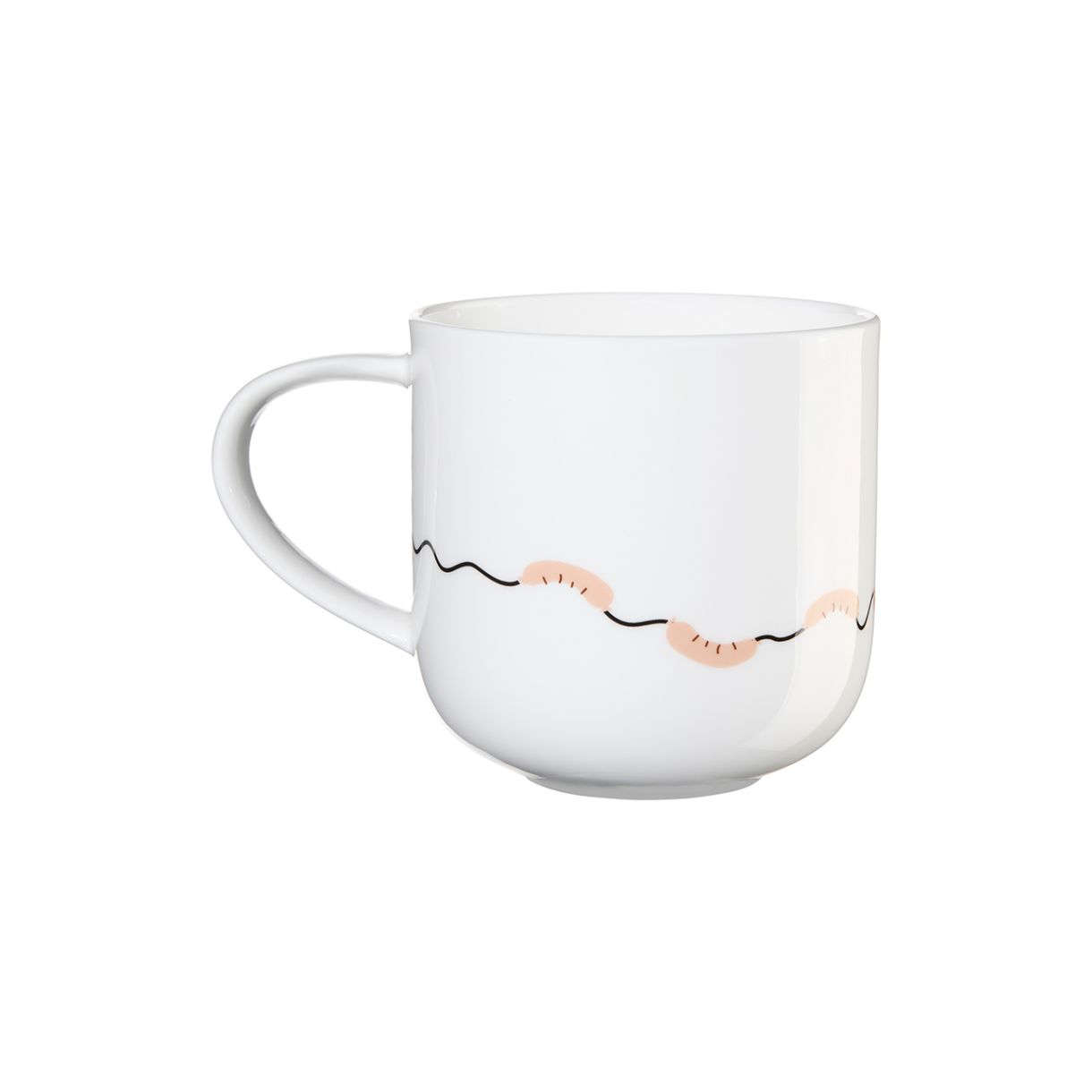 Coppa dog and cat cup 0.400ml Sausage lover motif