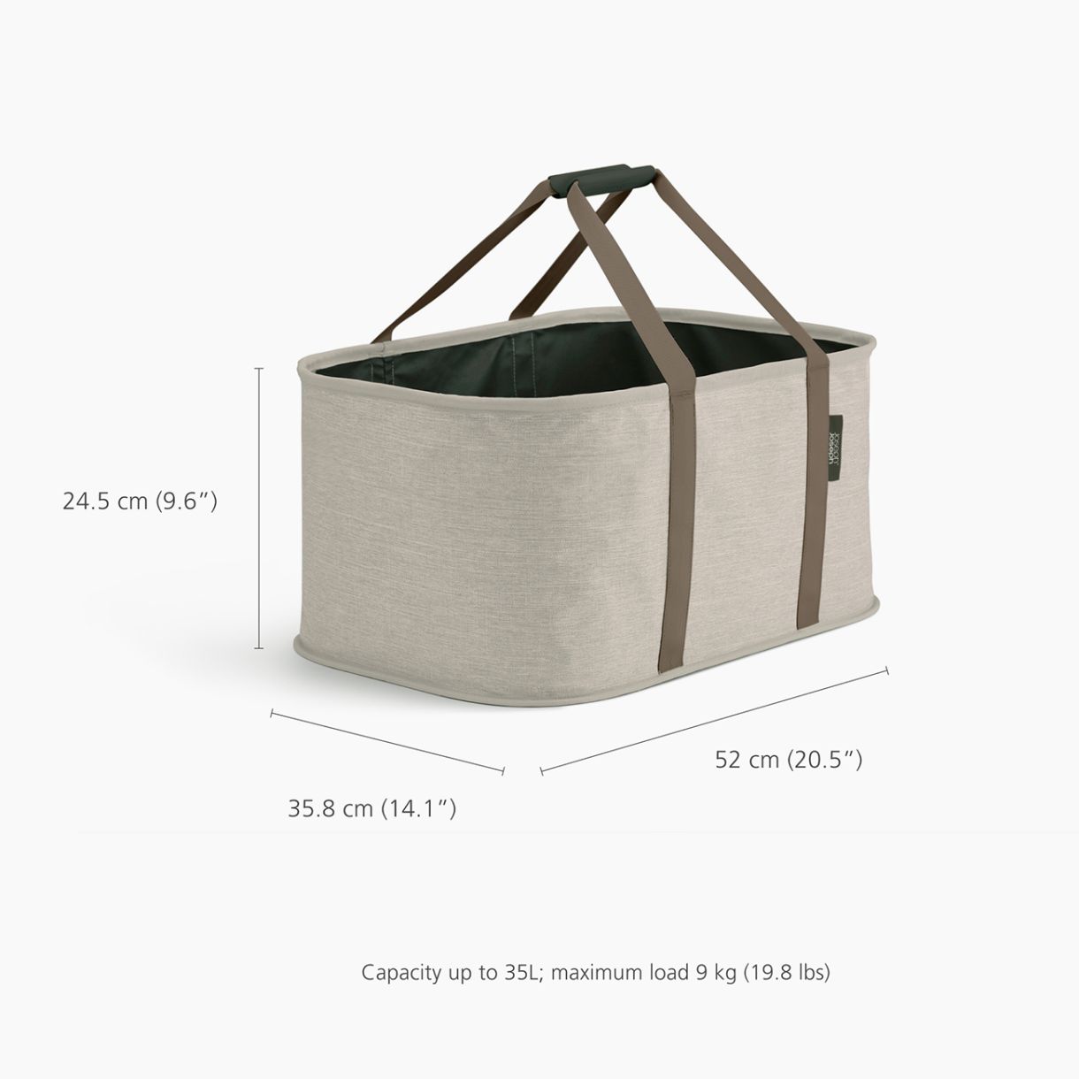 Сгъваем кош за пране Hold-All™ 35л Цвят бежово