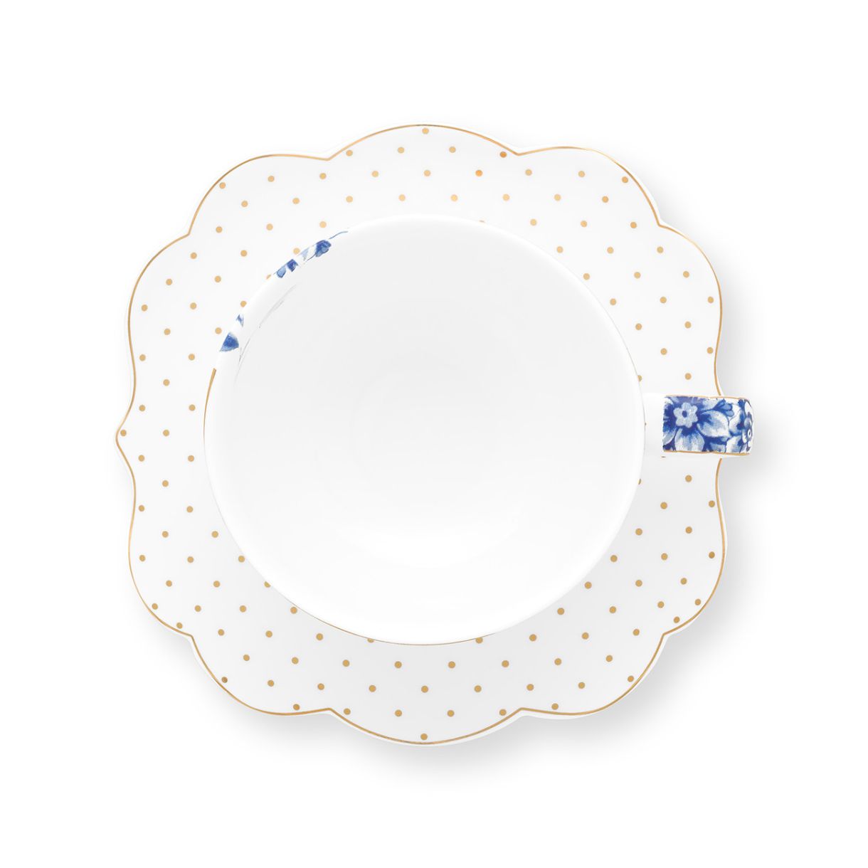 Чаши с чинии 2бр. Royal White 0,125мл Pip Studio
