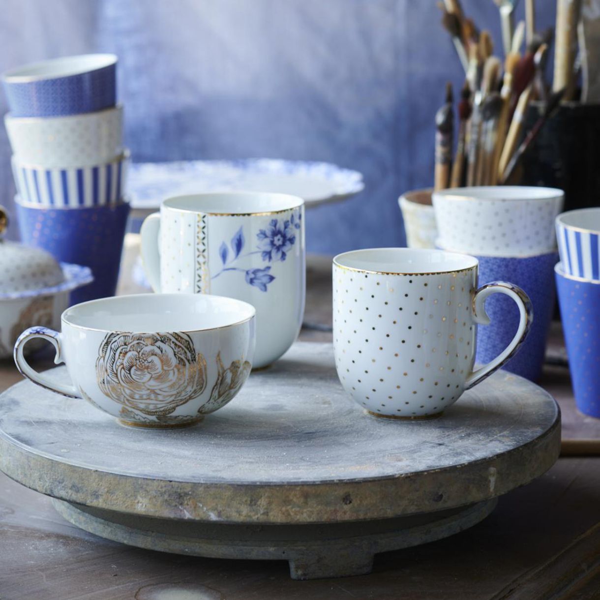 Ποτήρια 2 τεμ. Royal White 0,325ml Pip Studio