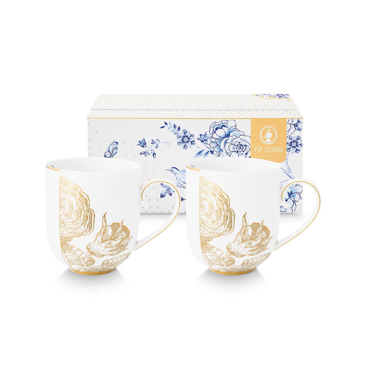 Ποτήρια 2 τεμ. Royal White 0,325ml Pip Studio