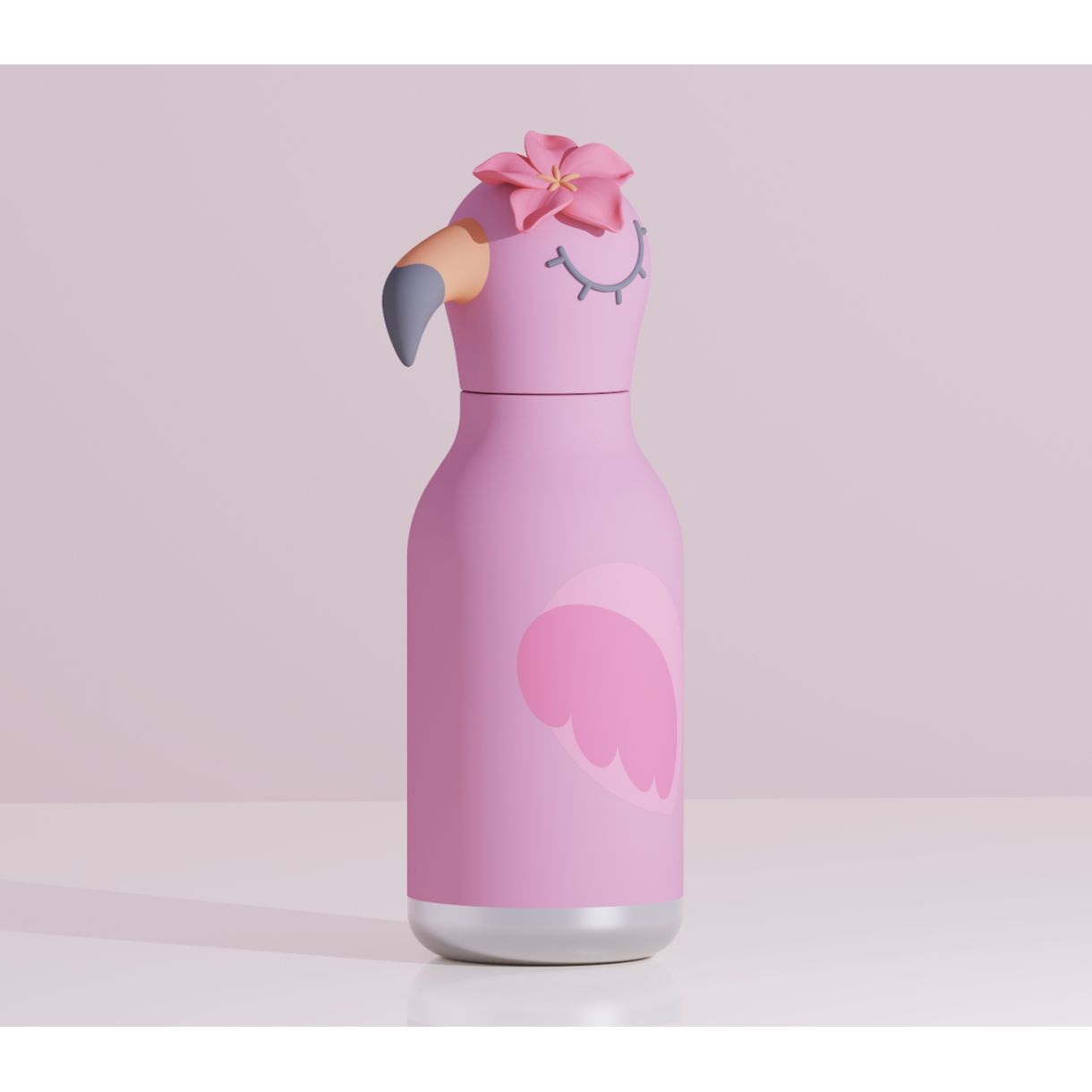 Μπουκάλι Bestie από Asobu 0.460l Μοτίβο φλαμίνγκο Asobu