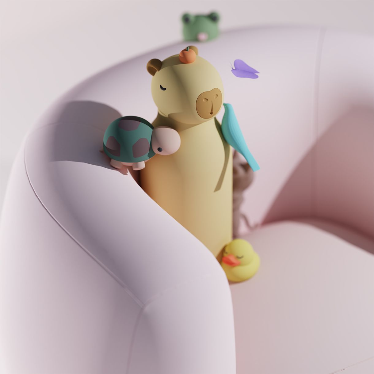 Bestie by Asobu Bottle 0,460l Asobu Capybara Motif