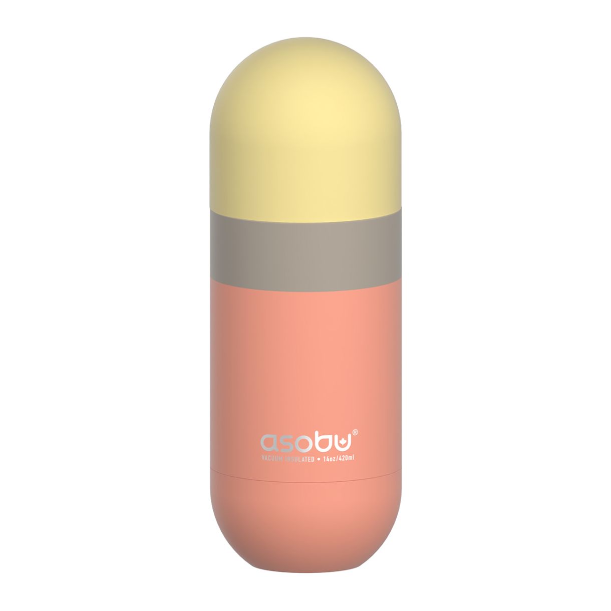 Steel bottle ORB 0.460ml Asobu Peach color