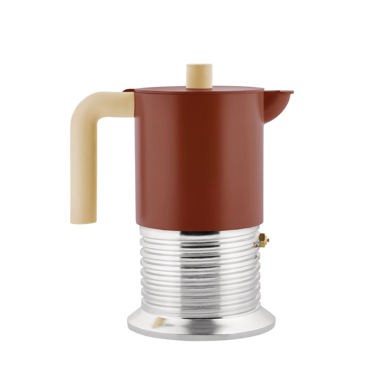 Кафеварка Vite 6 чаши Alessi Цвят кафяво