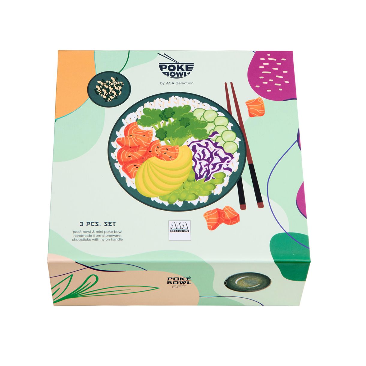 Комплект купи Poké Asa Selection Цвят океан
