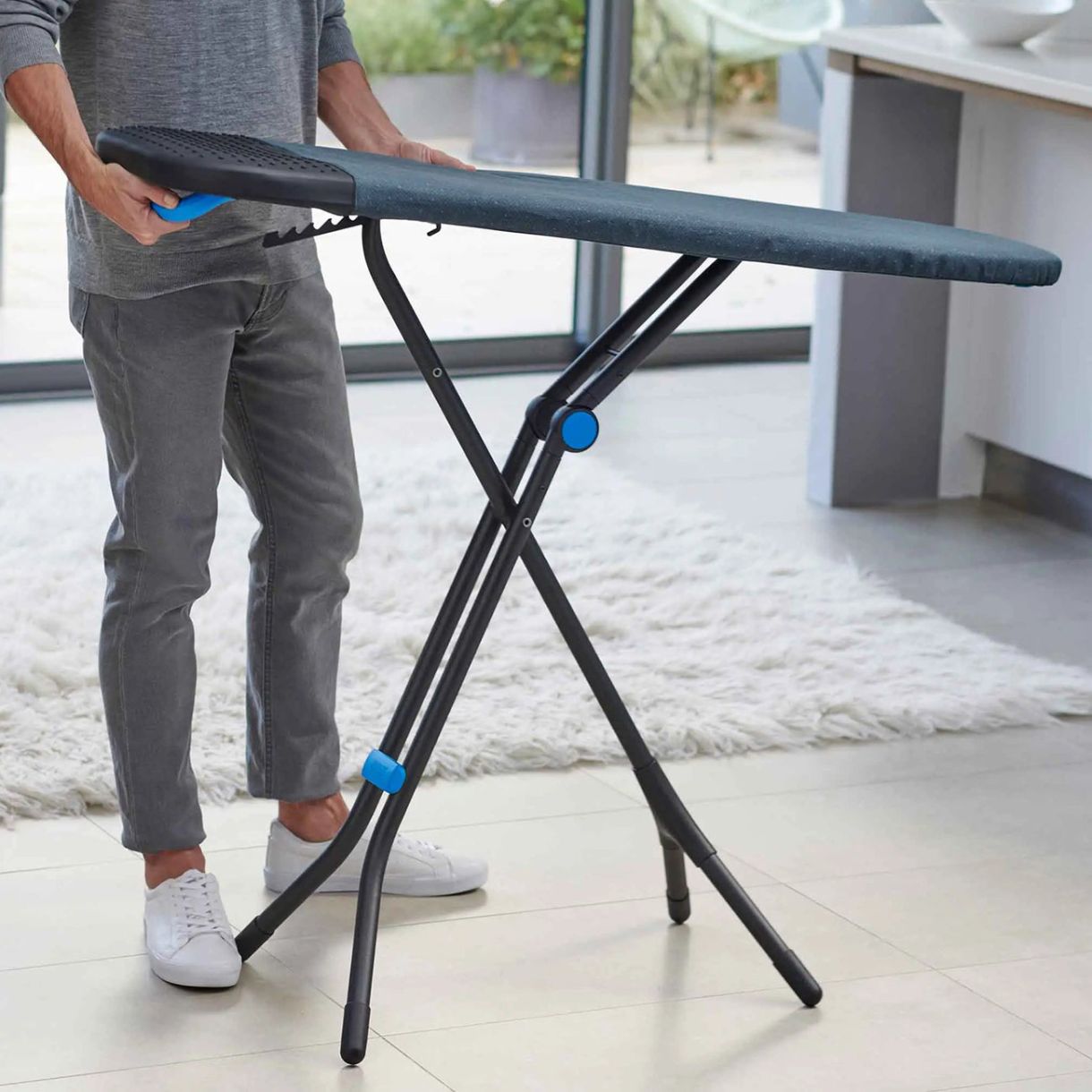 Glide Plus Ironing Board Color Dark Blue